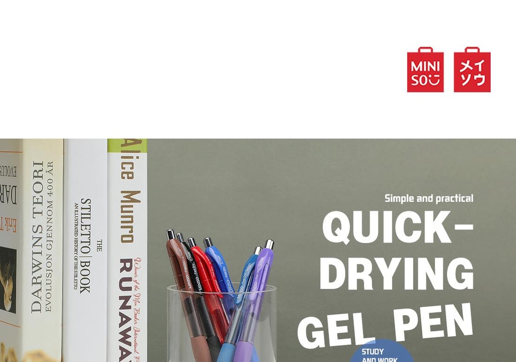 0 7mm Quick drying Gel Pen Dark Blue