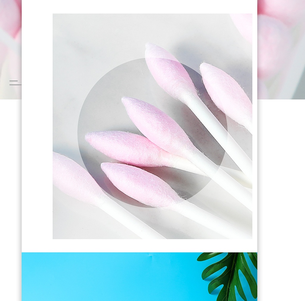 Candy Time Cotton Swabs (300 Count)(Rose)