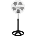Fukuda 16” Plastic Stand Fan, Round Base, Five Blades